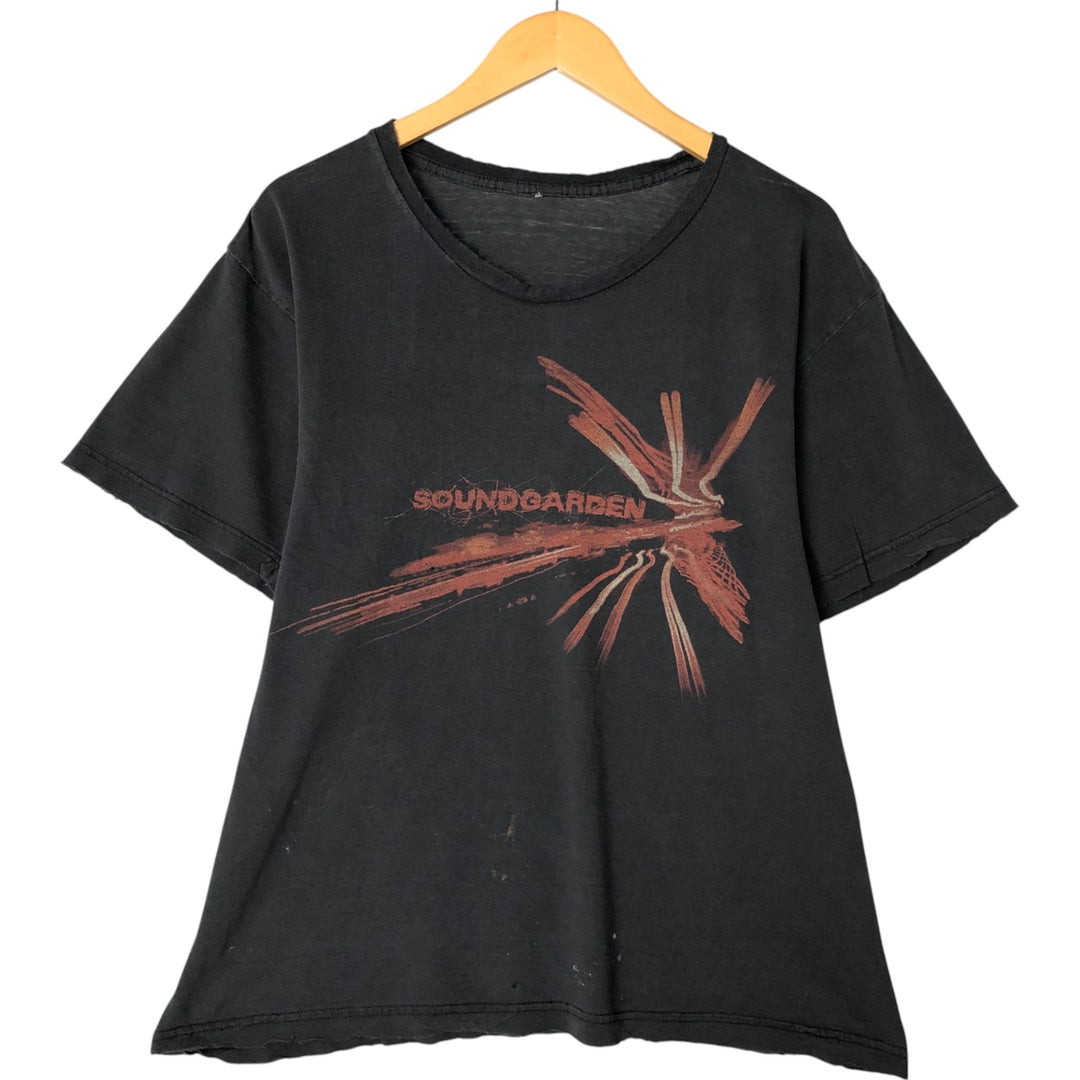 SOUNFGARDEN 2011 Band T-shirt (Men's size L equivalent) unclear black type Vintage Second Hand