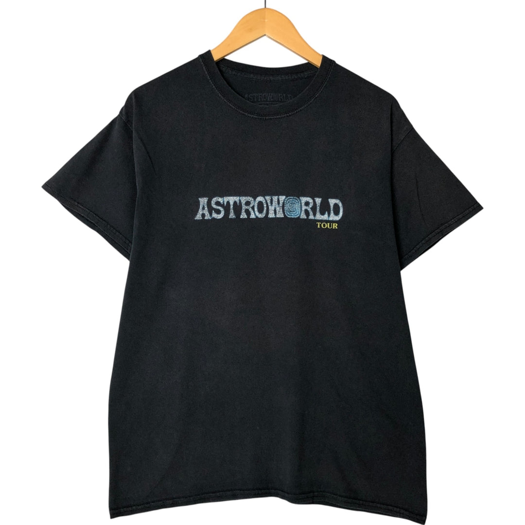 TRAVIS SCOTT Travis Scott Band T-shirt, Men's M size unclear black type Vintage Second Hand