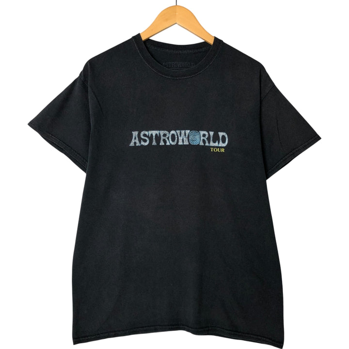 TRAVIS SCOTT Travis Scott Band T-shirt, Men's M size unclear black type Vintage Second Hand