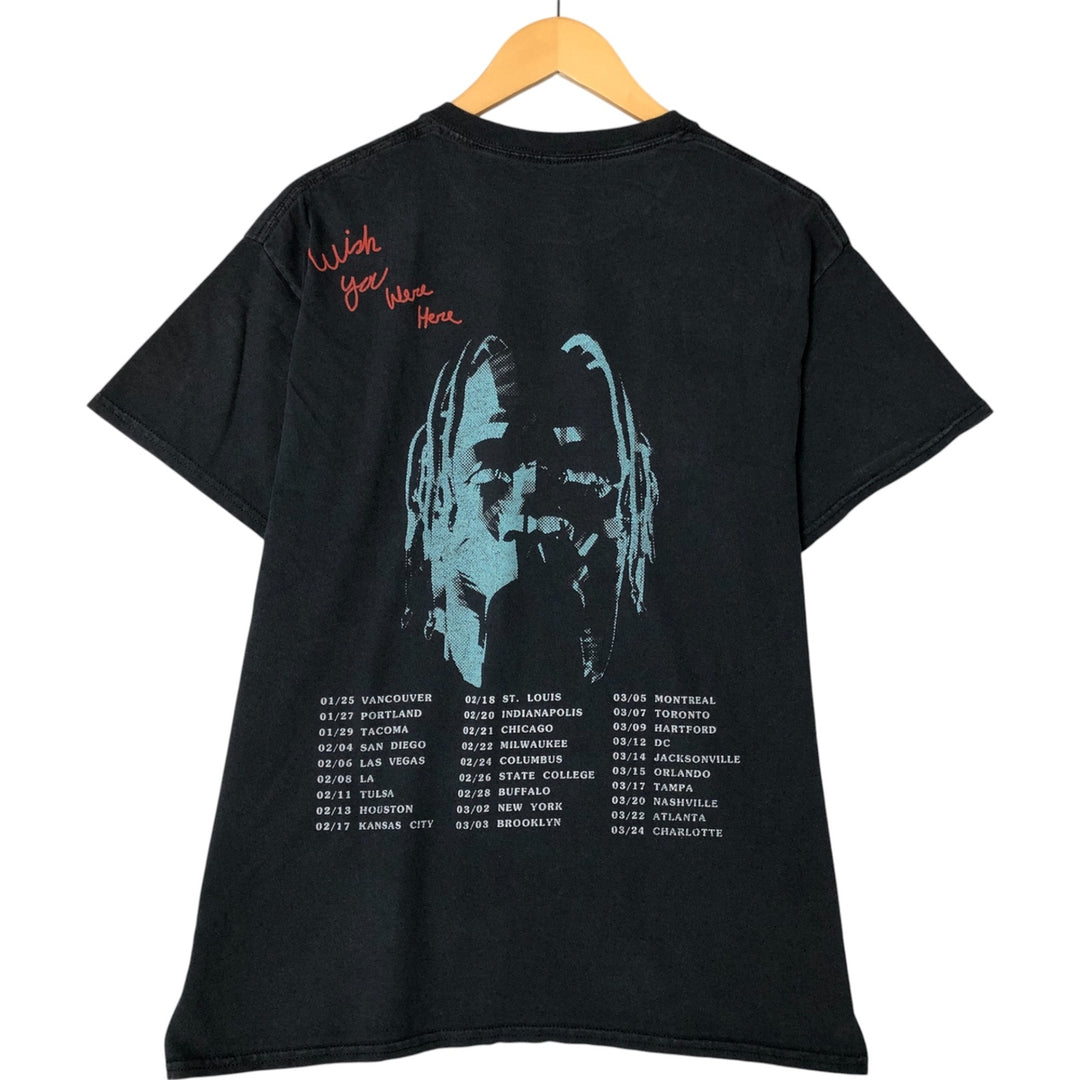 TRAVIS SCOTT Travis Scott Band T-shirt, Men's M size unclear black type Vintage Second Hand