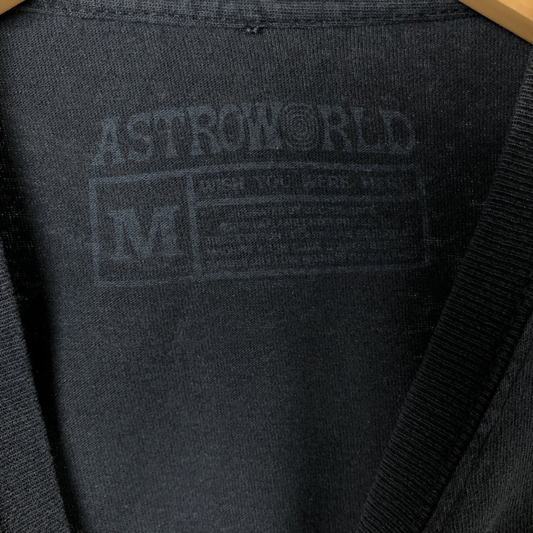 TRAVIS SCOTT Travis Scott Band T-shirt, Men's M size unclear black type Vintage Second Hand