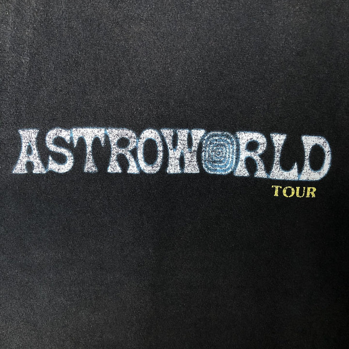 TRAVIS SCOTT Travis Scott Band T-shirt, Men's M size unclear black type Vintage Second Hand
