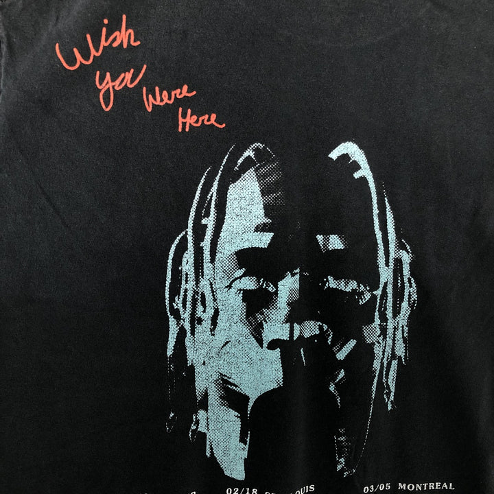 TRAVIS SCOTT Travis Scott Band T-shirt, Men's M size unclear black type Vintage Second Hand