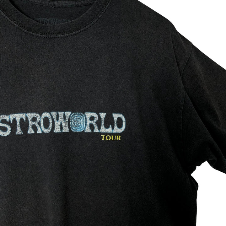 TRAVIS SCOTT Travis Scott Band T-shirt, Men's M size unclear black type Vintage Second Hand