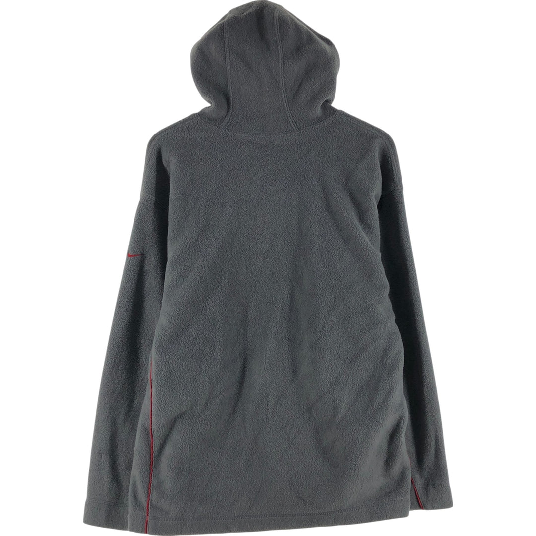 2000'S Nike fleece pullover hoodie, men's size M polyester gray type Vintage Second Hand