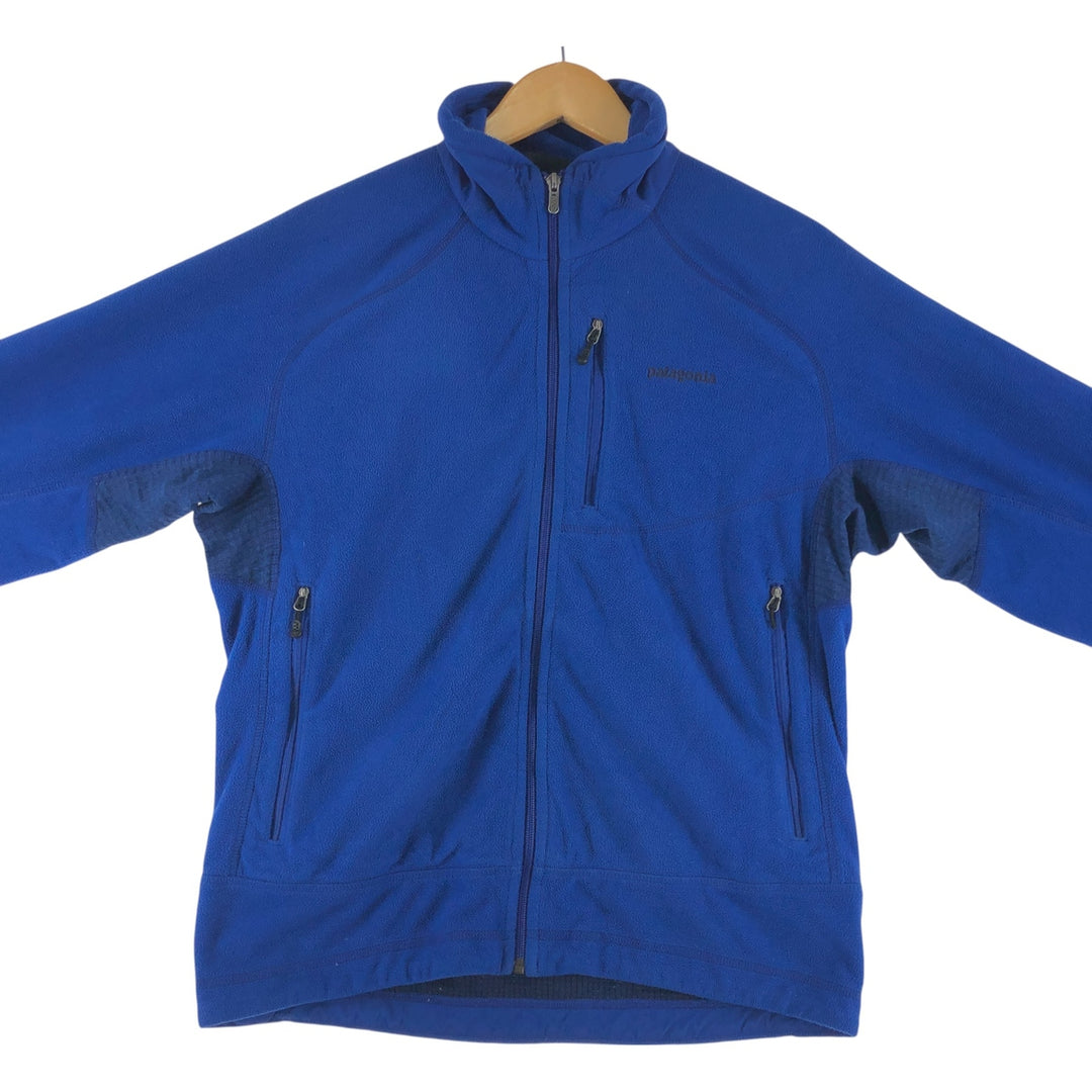 2000'S Patagonia Regulator R4 Fleece Jacket (36150F5), Made in USA, Men's Size Medium polyester blue type Vintage Second Hand