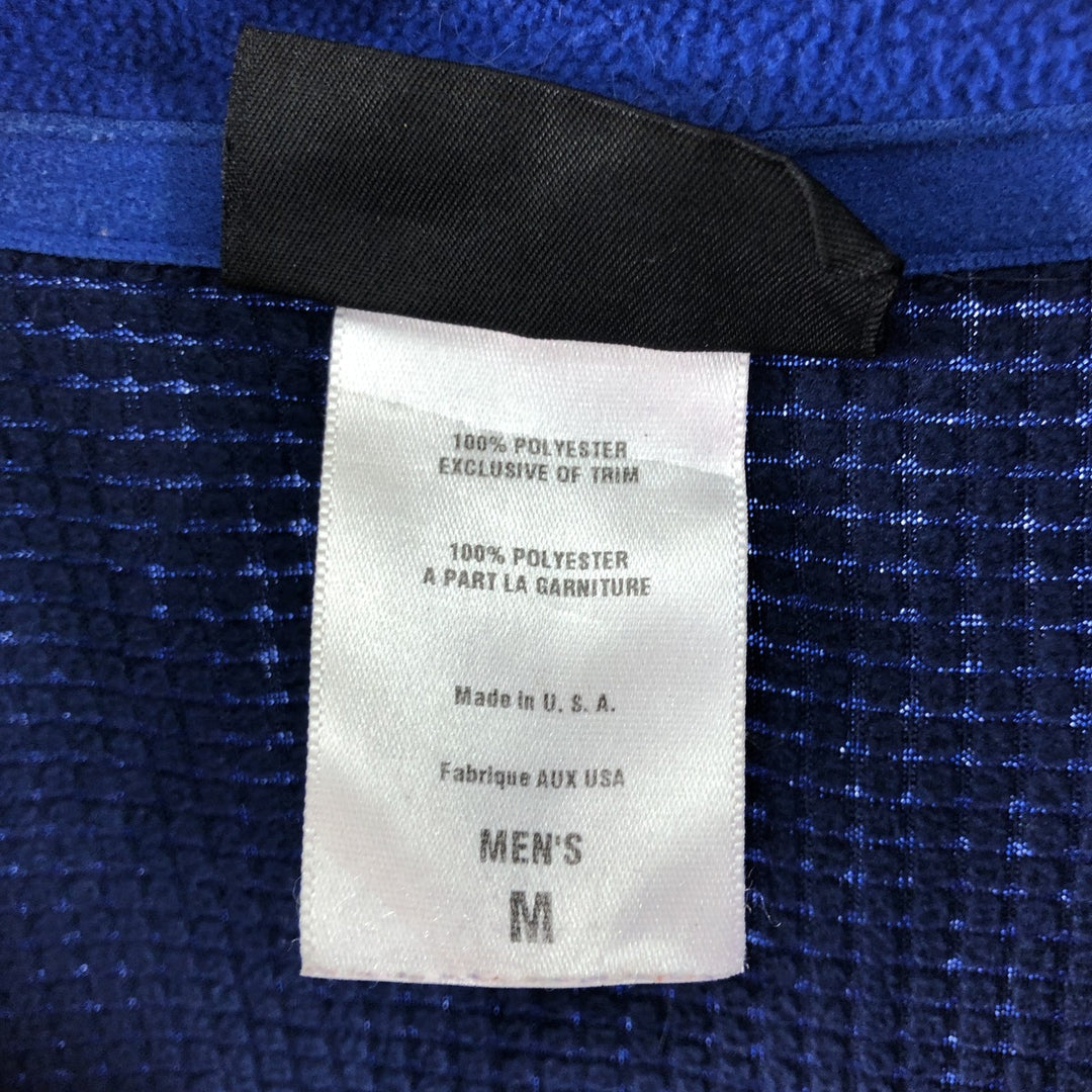 2000'S Patagonia Regulator R4 Fleece Jacket (36150F5), Made in USA, Men's Size Medium polyester blue type Vintage Second Hand