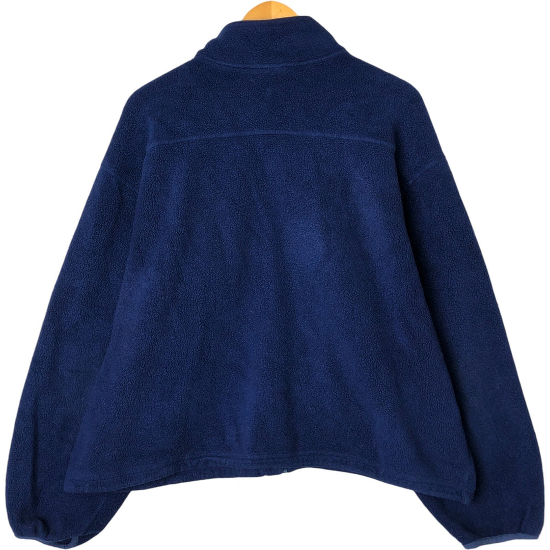 Vintage LL Bean fleece jacket from the 1980'S to 1990s, size XL, men's. unclear Navy blue Vintage Second Hand