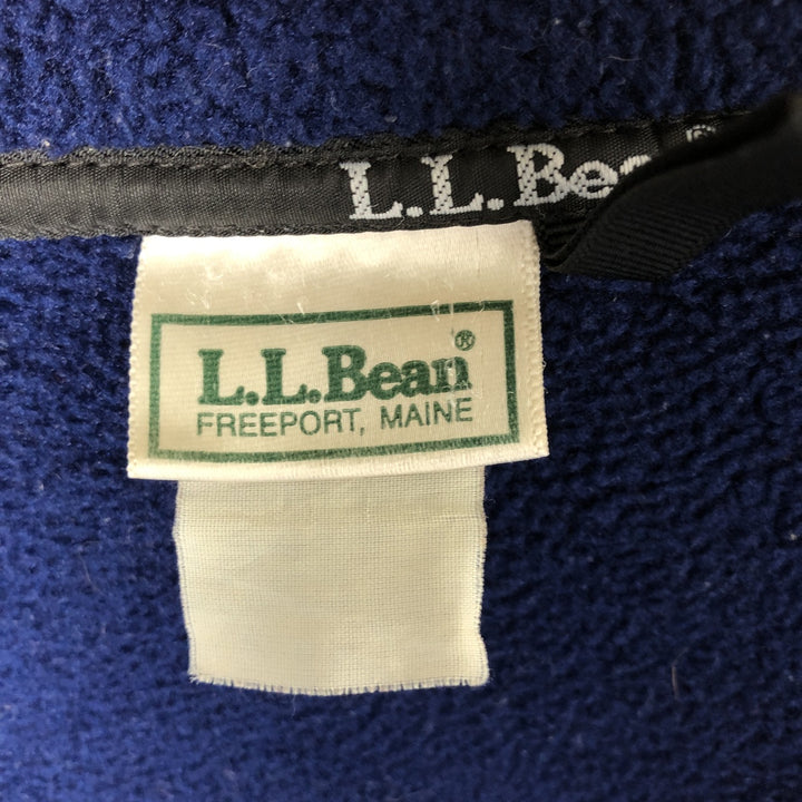 Vintage LL Bean fleece jacket from the 1980'S to 1990s, size XL, men's. unclear Navy blue Vintage Second Hand