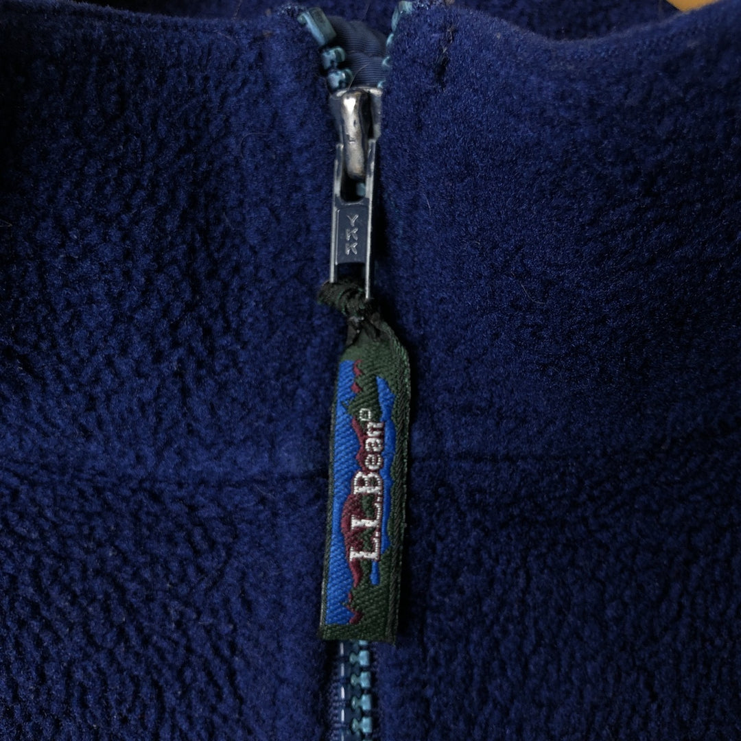 Vintage LL Bean fleece jacket from the 1980'S to 1990s, size XL, men's. unclear Navy blue Vintage Second Hand
