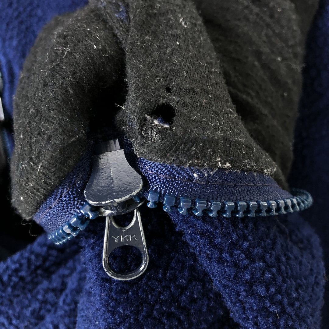 Vintage LL Bean fleece jacket from the 1980'S to 1990s, size XL, men's. unclear Navy blue Vintage Second Hand