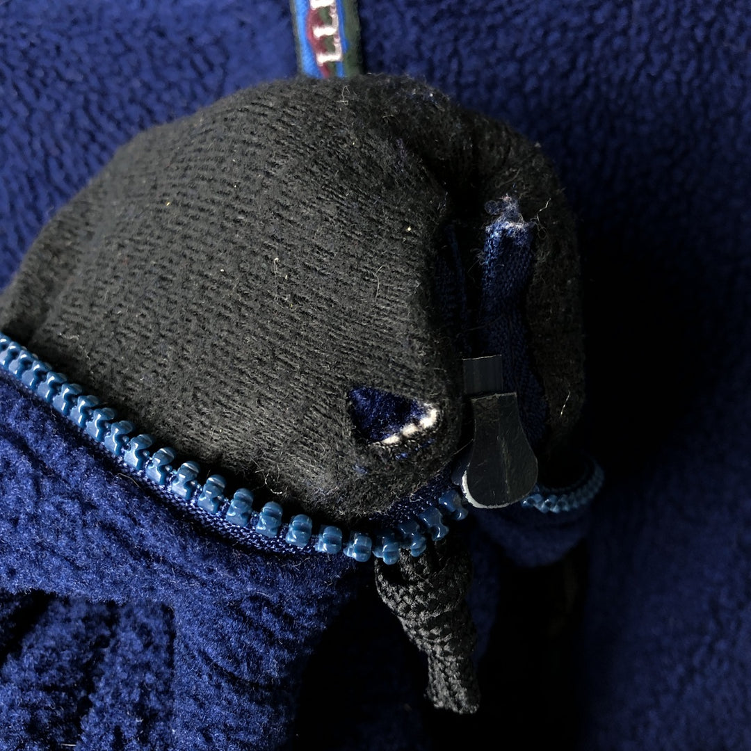 Vintage LL Bean fleece jacket from the 1980'S to 1990s, size XL, men's. unclear Navy blue Vintage Second Hand