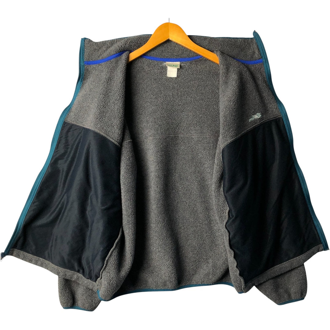 Vintage LL Bean fleece jacket from the 1980'S to 1990s, size XL, men's. unclear gray type Vintage Second Hand