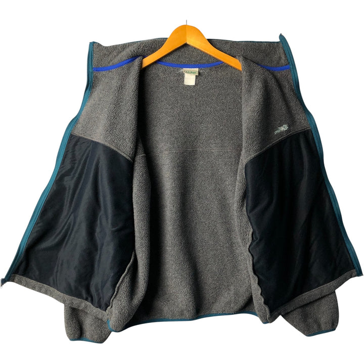 Vintage LL Bean fleece jacket from the 1980'S to 1990s, size XL, men's. unclear gray type Vintage Second Hand