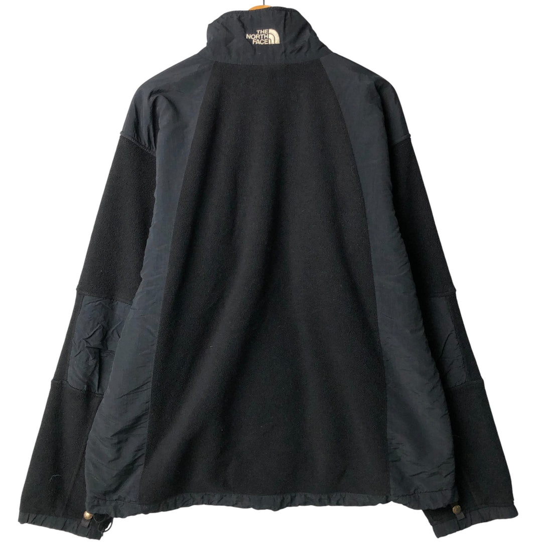 90'S The North Face Denali Jacket, Nylon and Fleece, Men's Size XL, Vintage polyester black type Vintage Second Hand