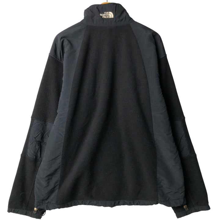 90'S The North Face Denali Jacket, Nylon and Fleece, Men's Size XL, Vintage polyester black type Vintage Second Hand