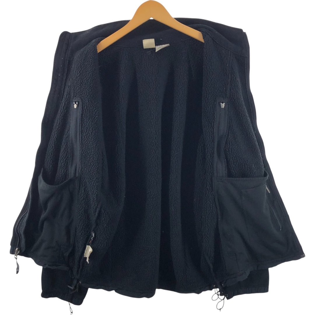 90'S The North Face Denali Jacket, Nylon and Fleece, Men's Size XL, Vintage polyester black type Vintage Second Hand