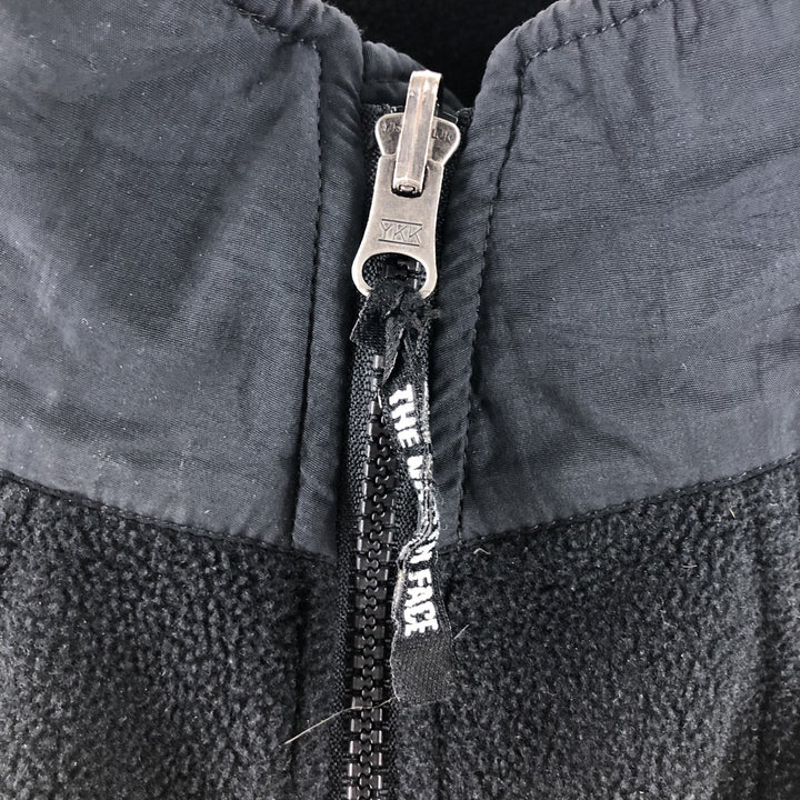 90'S The North Face Denali Jacket, Nylon and Fleece, Men's Size XL, Vintage polyester black type Vintage Second Hand