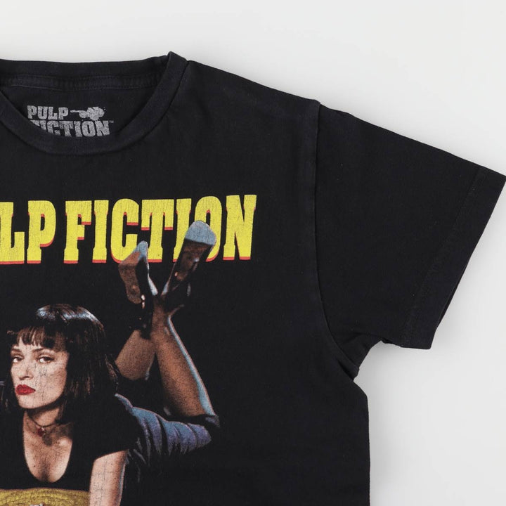 PULP FICTION Pulp Fiction Movie T-shirt Men's S size cotton black type Vintage Second Hand
