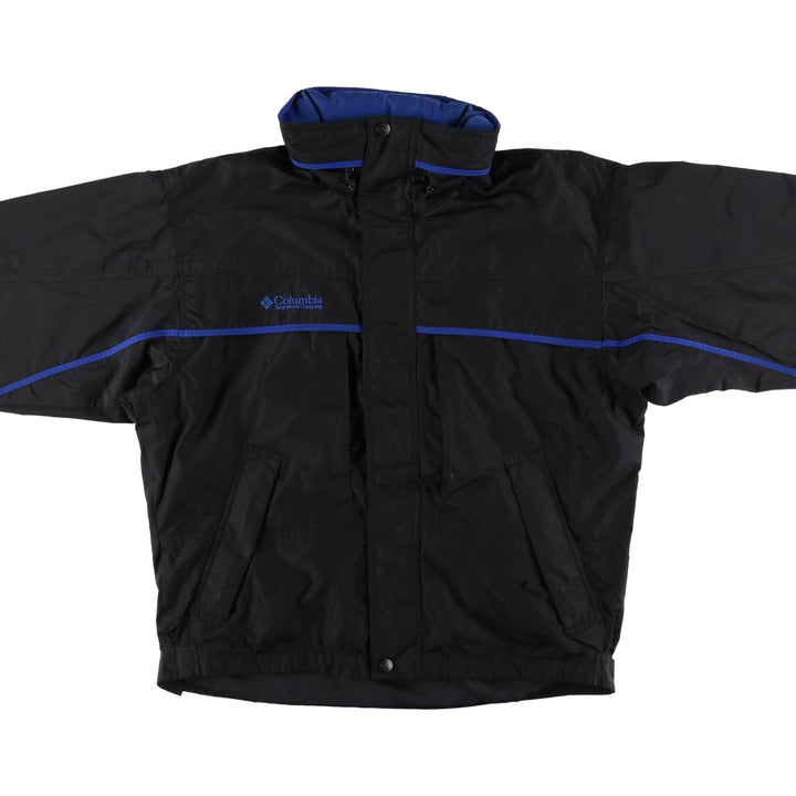90s~00'S Columbia Logan Pass Mountain Jacket, Shell Jacket, Men's M size Nylon black type Vintage Second Hand