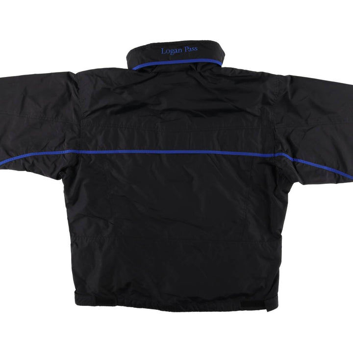 90s~00'S Columbia Logan Pass Mountain Jacket, Shell Jacket, Men's M size Nylon black type Vintage Second Hand