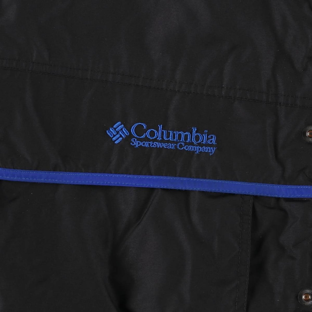 90s~00'S Columbia Logan Pass Mountain Jacket, Shell Jacket, Men's M size Nylon black type Vintage Second Hand