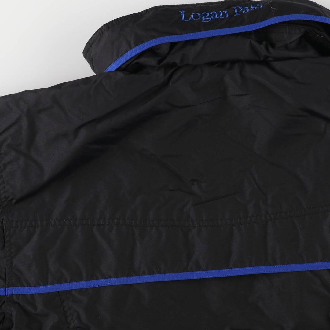 90s~00'S Columbia Logan Pass Mountain Jacket, Shell Jacket, Men's M size Nylon black type Vintage Second Hand