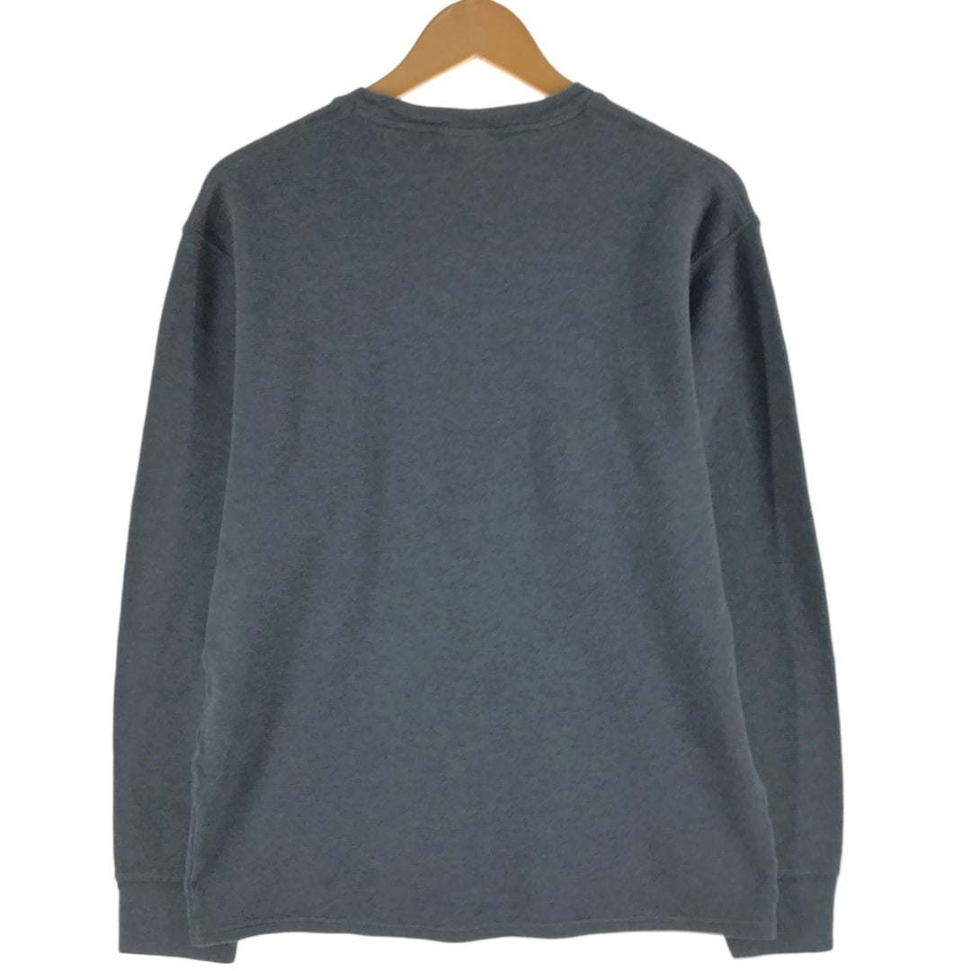 Ralph Lauren POLO RALPH LAUREN SLEEPWEAR Thermal Long T-shirt Waffle Men's XL cotton gray type Vintage Second Hand
