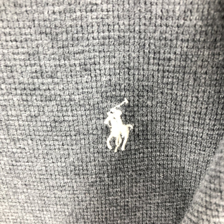 Ralph Lauren POLO RALPH LAUREN SLEEPWEAR Thermal Long T-shirt Waffle Men's XL cotton gray type Vintage Second Hand