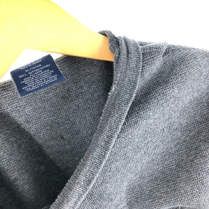 Ralph Lauren POLO RALPH LAUREN SLEEPWEAR Thermal Long T-shirt Waffle Men's XL cotton gray type Vintage Second Hand