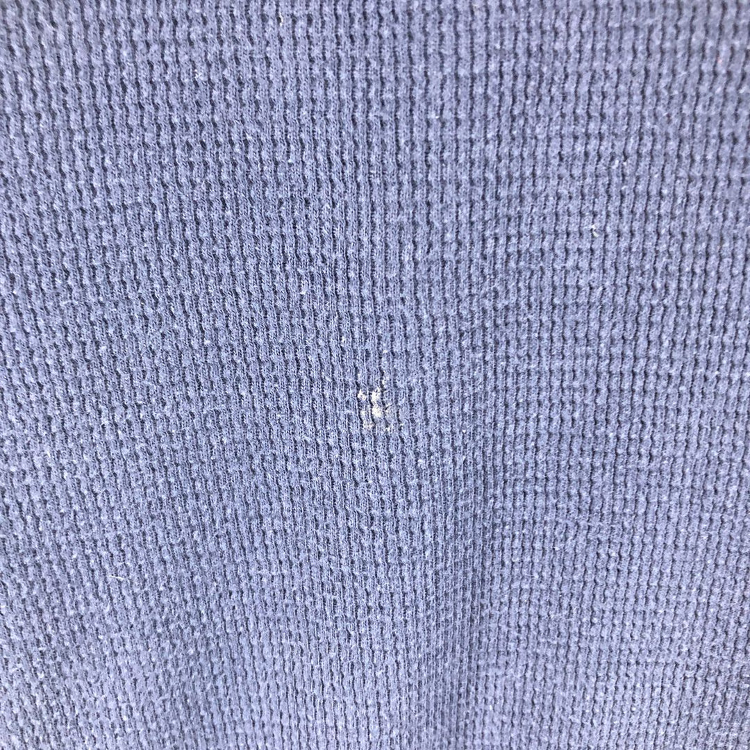 Ralph Lauren POLO RALPH LAUREN SLEEPWEAR Thermal Long T-shirt Waffle Men's XXL cotton navy blue type Vintage Second Hand