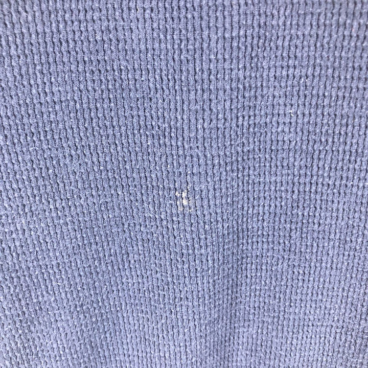 Ralph Lauren POLO RALPH LAUREN SLEEPWEAR Thermal Long T-shirt Waffle Men's XXL cotton navy blue type Vintage Second Hand