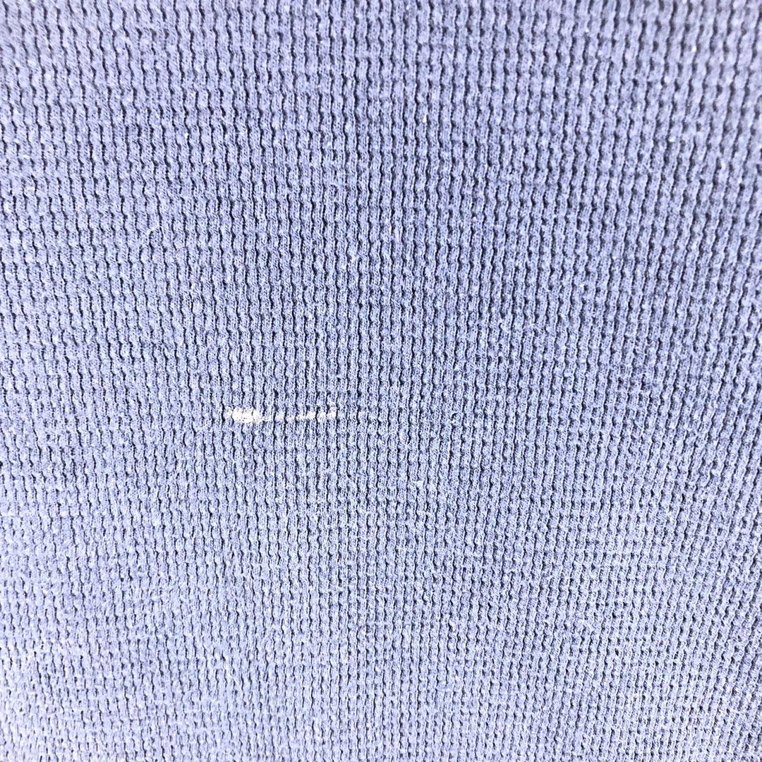 Ralph Lauren POLO RALPH LAUREN SLEEPWEAR Thermal Long T-shirt Waffle Men's XXL cotton navy blue type Vintage Second Hand