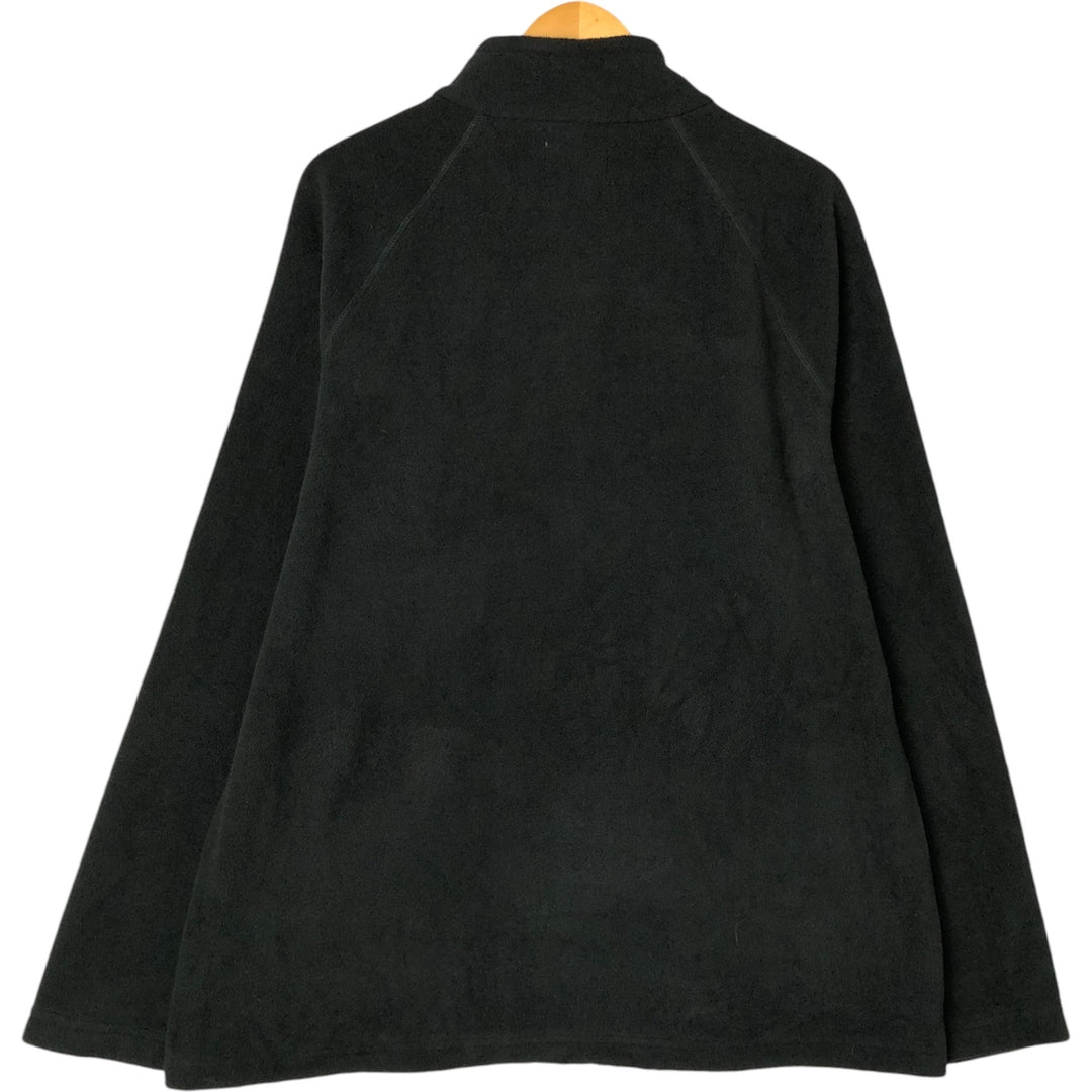 Bass Pro Shops Half-Zip Fleece Pullover, Men's XL polyester black type Vintage Second Hand