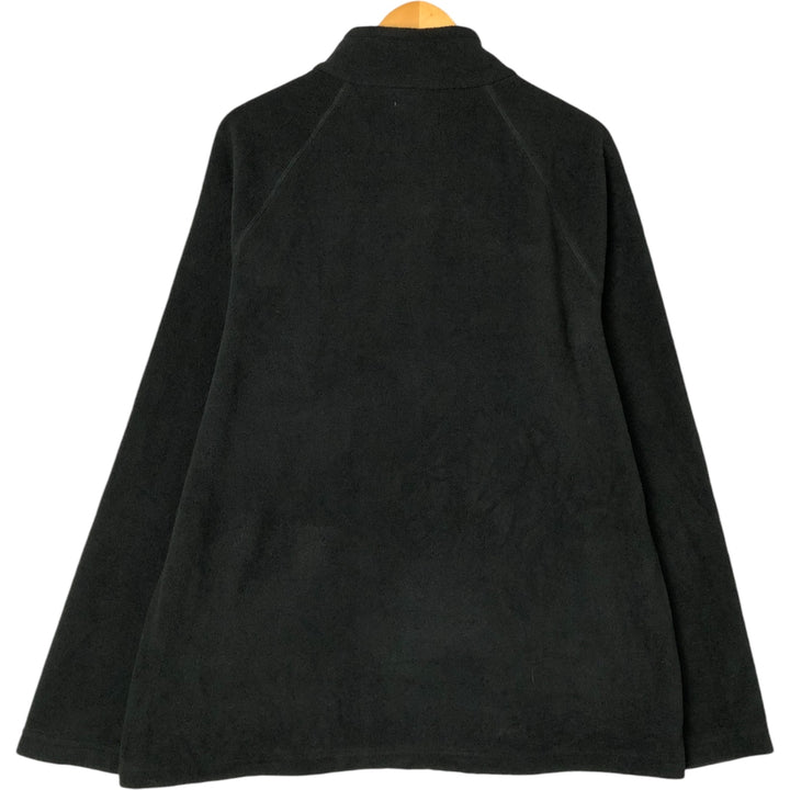 Bass Pro Shops Half-Zip Fleece Pullover, Men's XL polyester black type Vintage Second Hand