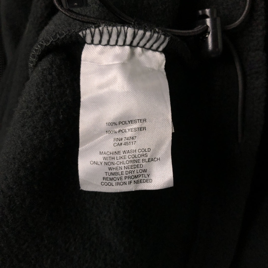 Bass Pro Shops Half-Zip Fleece Pullover, Men's XL polyester black type Vintage Second Hand