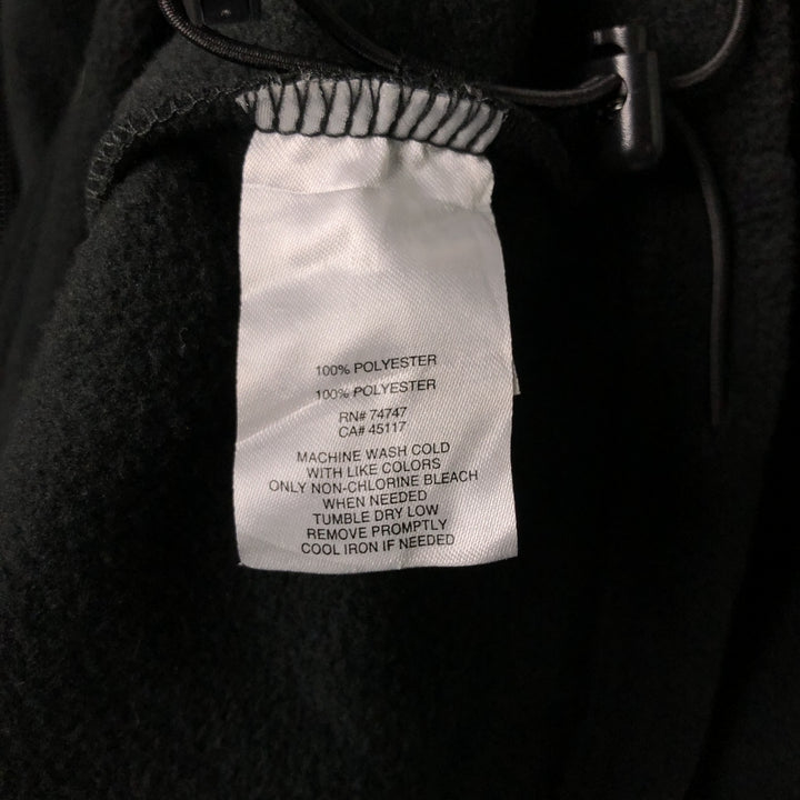 Bass Pro Shops Half-Zip Fleece Pullover, Men's XL polyester black type Vintage Second Hand