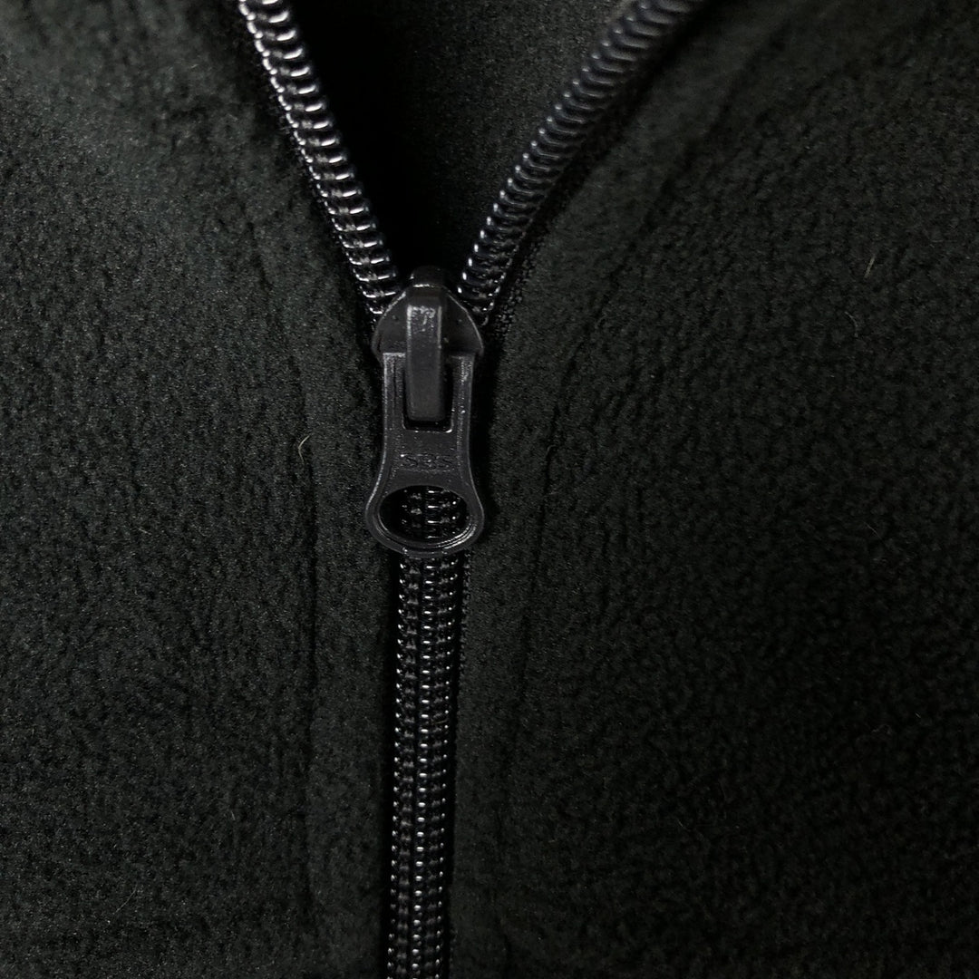 Bass Pro Shops Half-Zip Fleece Pullover, Men's XL polyester black type Vintage Second Hand