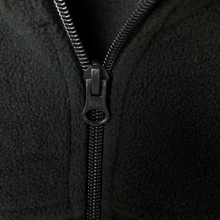 Bass Pro Shops Half-Zip Fleece Pullover, Men's XL polyester black type Vintage Second Hand