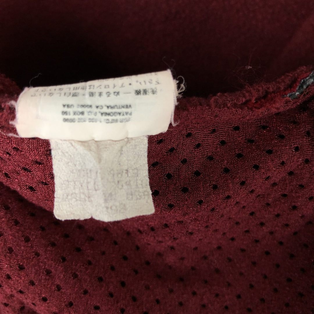 90'S Patagonia Synchilla Fleece Jacket (703510), Made in USA, Men's XL, Vintage polyester red type Vintage Second Hand