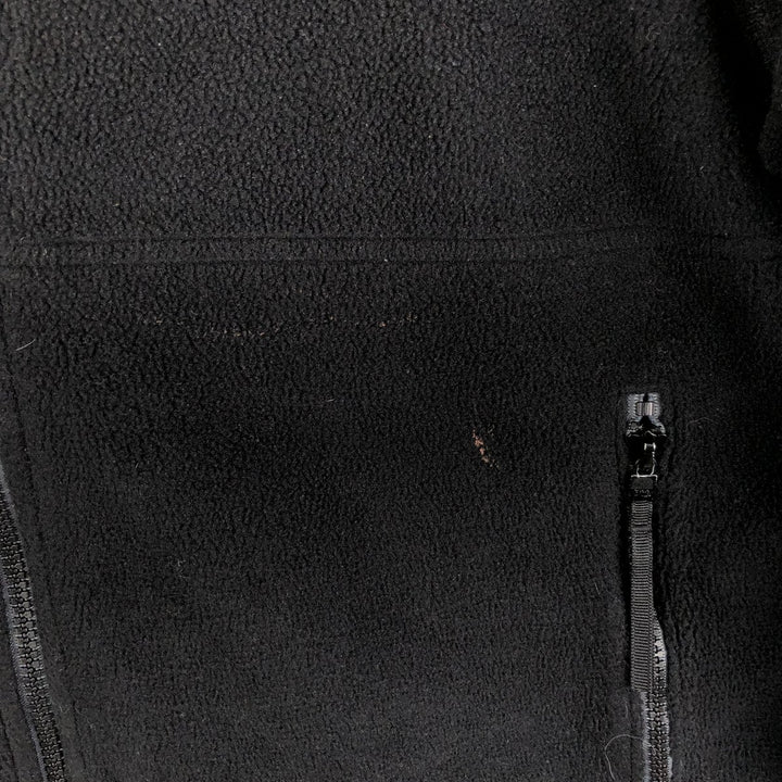 2000'S REI fleece jacket, men's size M polyester black type Vintage Second Hand
