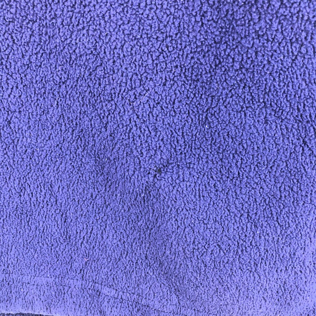 Vintage 80s-90'S Adidas half-zip fleece pullover, men's size L polyester purple type Vintage Second Hand