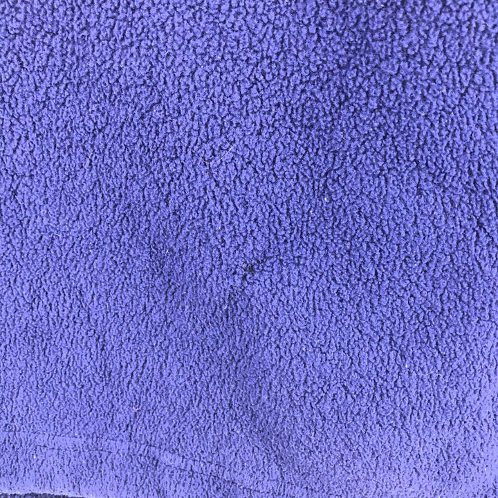 Vintage 80s-90'S Adidas half-zip fleece pullover, men's size L polyester purple type Vintage Second Hand