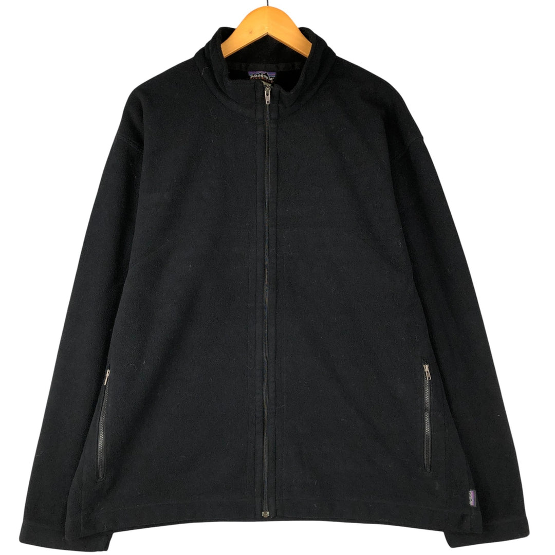 2000'S Patagonia Synchilla Skull Pattern Fleece Jacket (26511F6), Men's XL polyester black type Vintage Second Hand