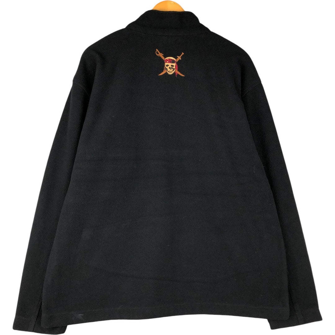 2000'S Patagonia Synchilla Skull Pattern Fleece Jacket (26511F6), Men's XL polyester black type Vintage Second Hand