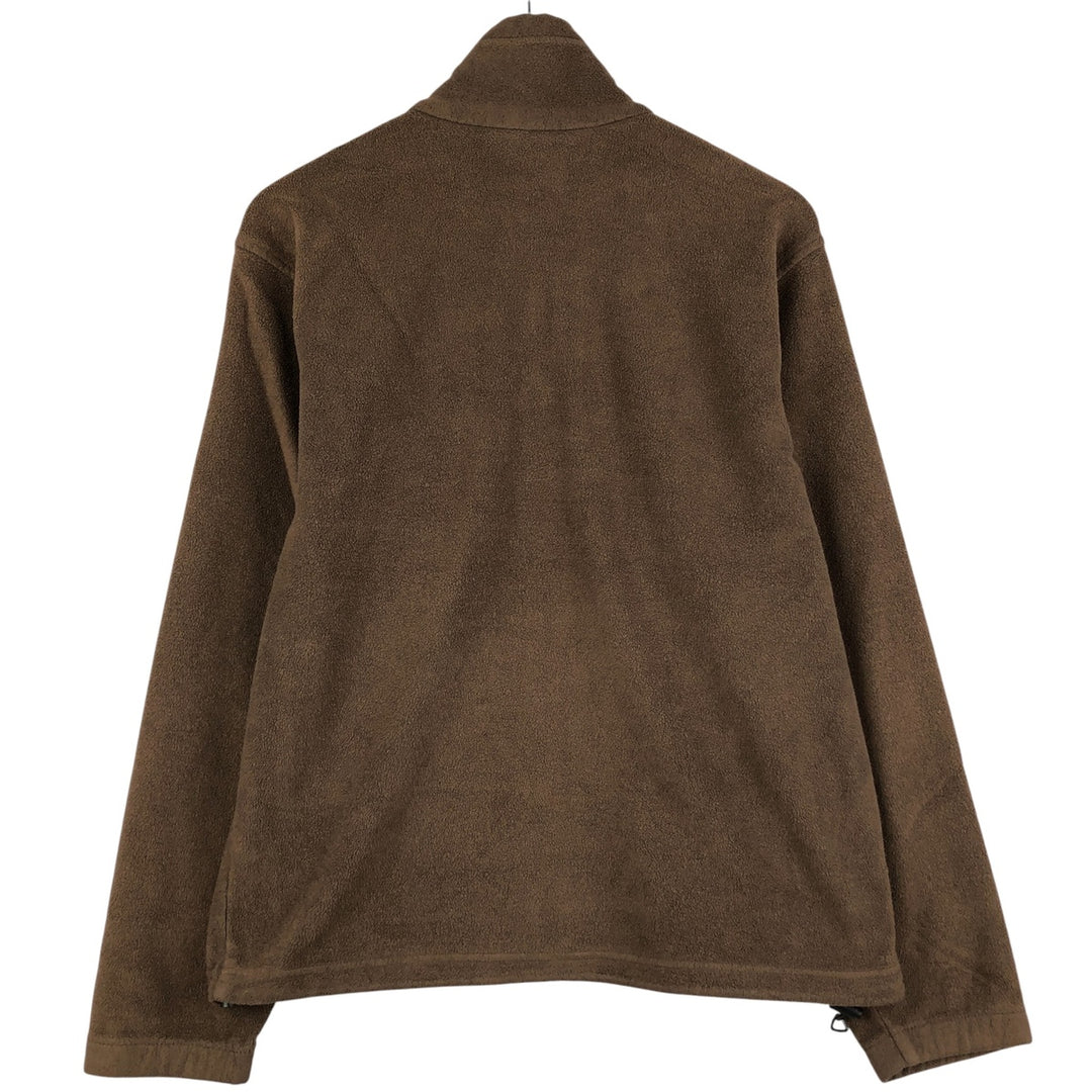 00'S Columbia fleece jacket, men's size M polyester brown type Vintage Second Hand