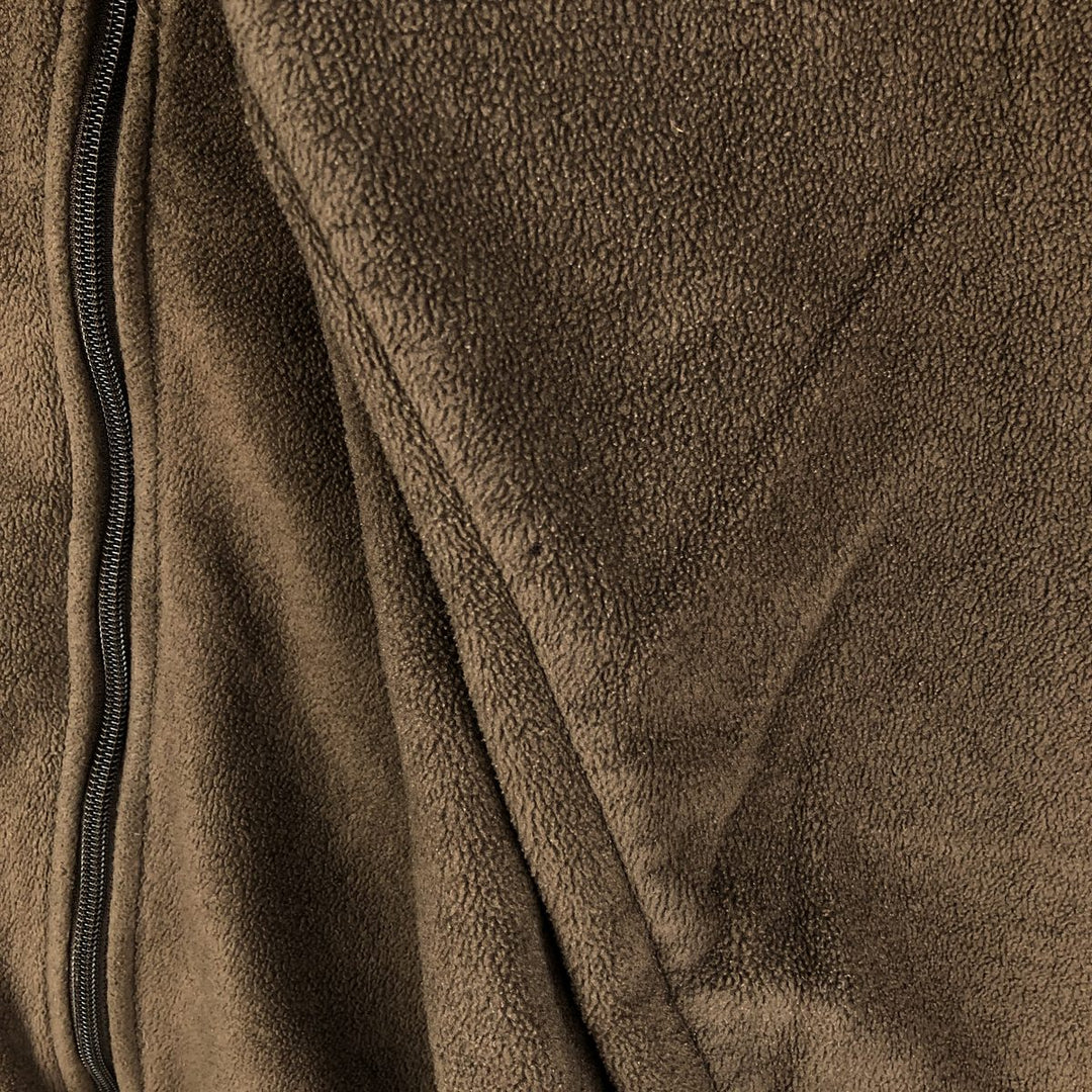 00'S Columbia fleece jacket, men's size M polyester brown type Vintage Second Hand