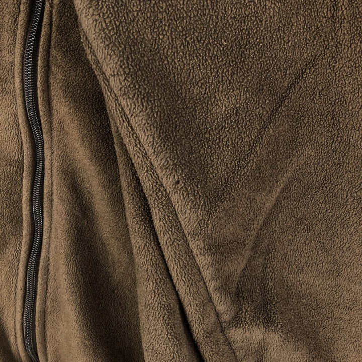 00'S Columbia fleece jacket, men's size M polyester brown type Vintage Second Hand