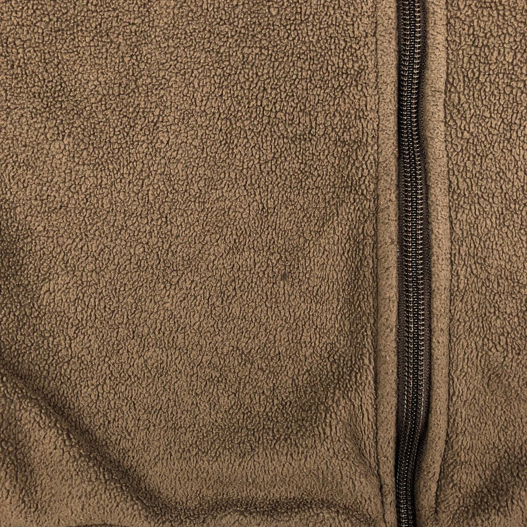 00'S Columbia fleece jacket, men's size M polyester brown type Vintage Second Hand