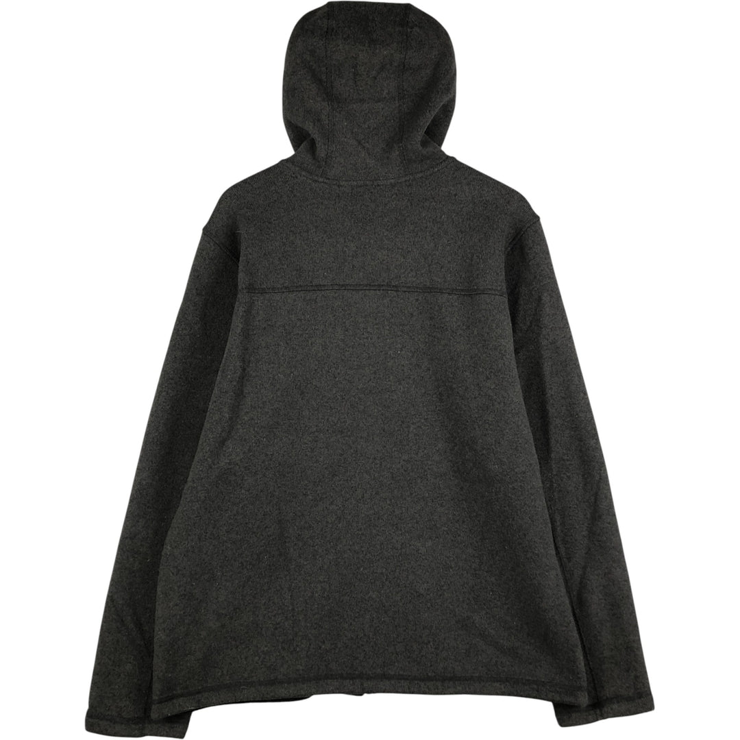 The North Face Fleece Full-Zip Hoodie, Men's XL polyester Charcoal Vintage Second Hand